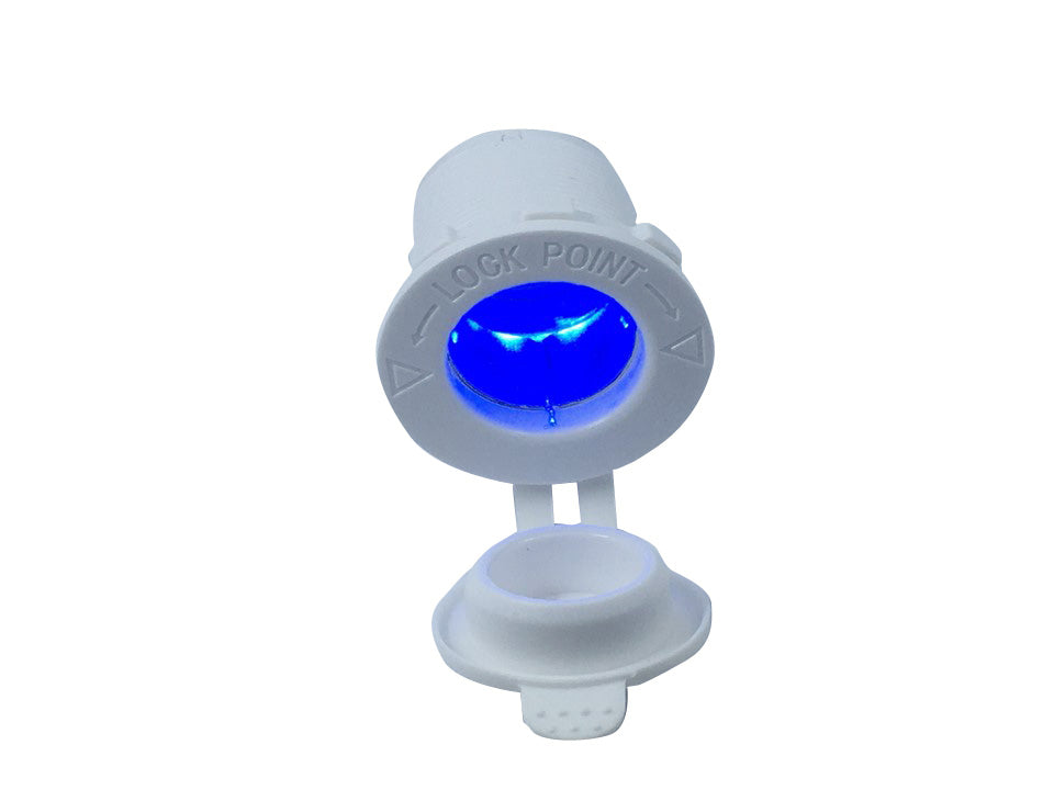 White socket Led Blue