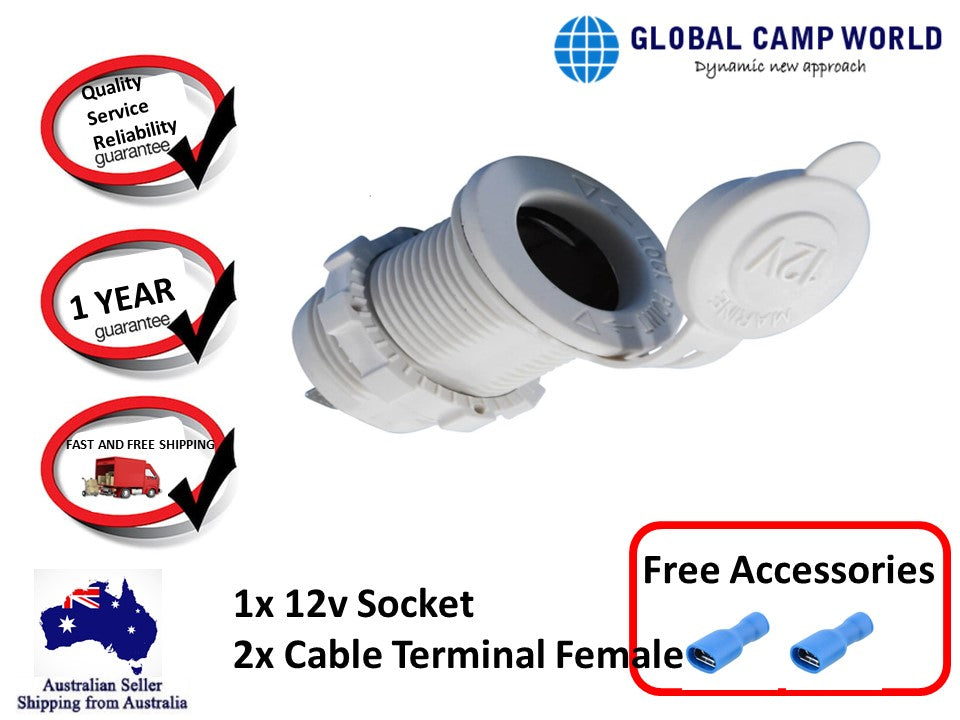 White socket Led Blue