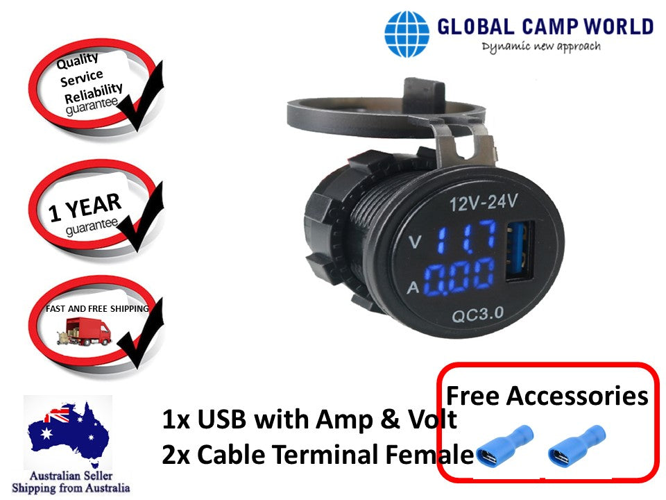 USB Volt and Amp meter with Single port